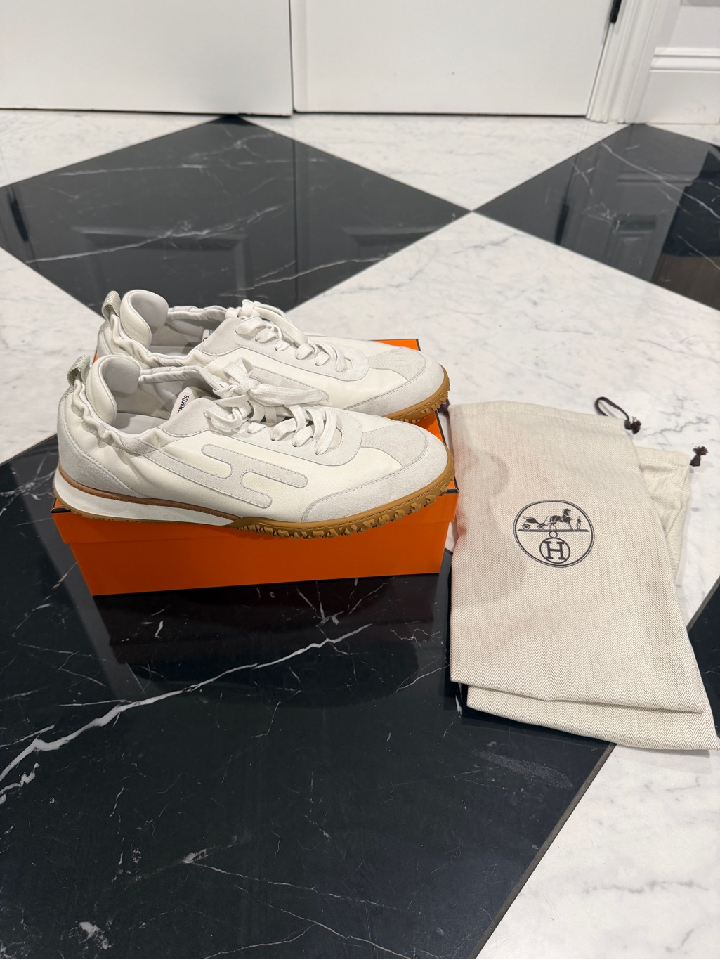 Hermes Men's Jet Sneakers 42.5. Only Wore Once!